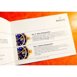 Rolex 2003 Submariner,Sea Dweller booklet manual english Submariner watches 14060M,16613,16610,16618,16600