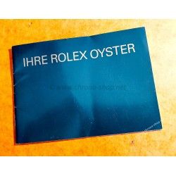 ROLEX BOOKLET "IHRE ROLEX OYSTER" 1987 SUBMARINER DAYDATE OYSTERQUARTZ DATEJUST WATCHES GOLD