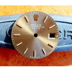 ROLEX HORLOGERIE AUTHENTIQUE CADRAN MONTRES DAMES OYSTER PERPETUAL DATE COULEUR MIEL