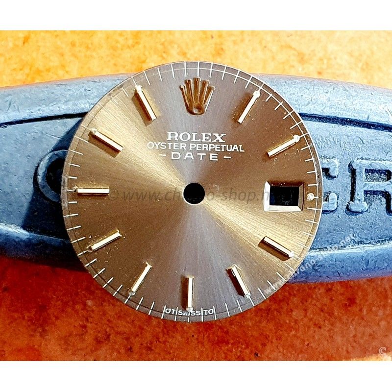 Original Rolex Ladies DateJust Honey w/yellow  Hash Marks QuickSet Dial