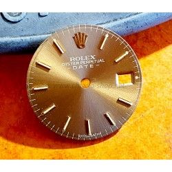 Original Rolex Ladies DateJust Honey w/yellow  Hash Marks QuickSet Dial