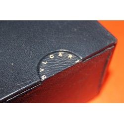 Rare Vintage Bulgari case vintage BOX Bvlagari watches storage blue leather boxset