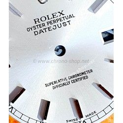 ROLEX Original Cadran Argent Indexes bâtons Luminova MONTRES DATEJUST 16230,16200,16220,16234 CAL 3135,3035