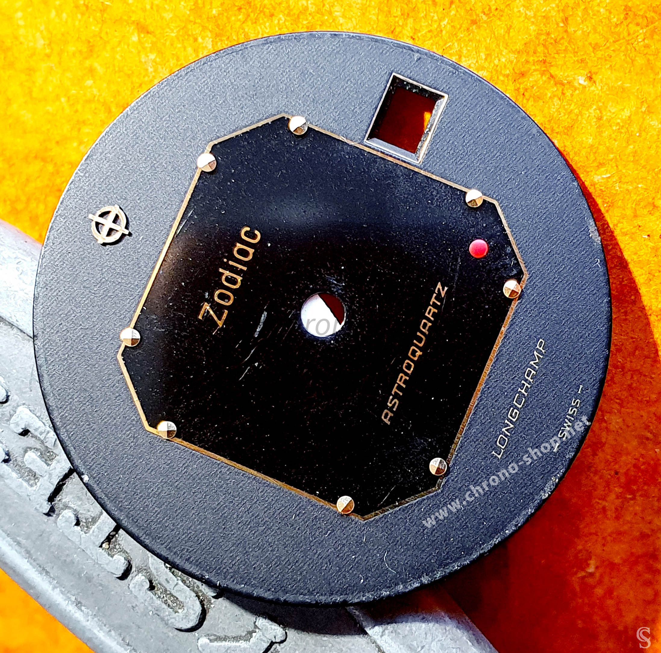 wekelijks kever Nu al ZODIAC Rare Watch Horology Part black dial Astroquartz for sale