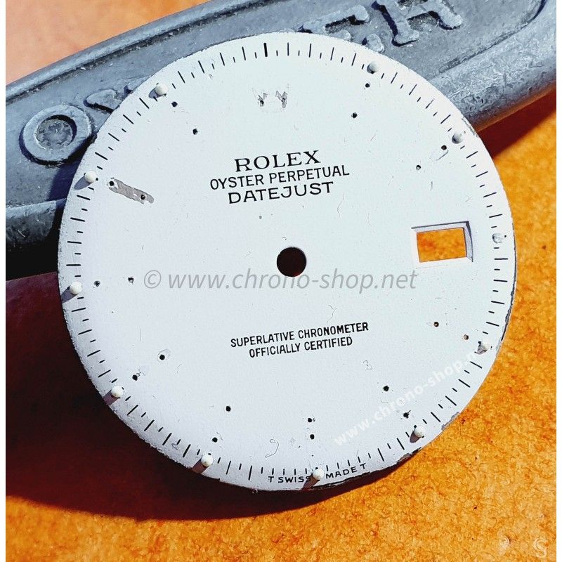 Rolex Damaged DateJust watch pie pan WIDE BOY Blue Dial 1600,1601,1603 Ø28mm Cal 1570