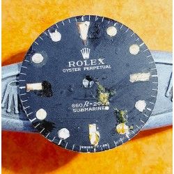 Rolex Genuine 5513 Submariner mat vintage Tritium Watch Dial 2 LINE Feet first Cal 1520, 1530