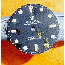 Rolex Authentique Cadran tritium montre vintage 5513 Submariner Feets first Cal 1520, 1530 à restaurer