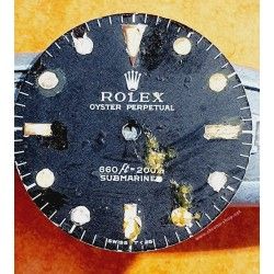 Rolex Authentique Cadran tritium montre vintage 5513 Submariner Feets first Cal 1520, 1530 à restaurer