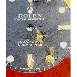 Rolex Authentique Cadran tritium montre vintage 5513 Submariner Feets first Cal 1520, 1530 à restaurer