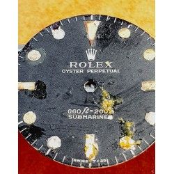 Rolex Genuine 5513 Submariner mat vintage Tritium Watch Dial 2 LINE Feet first Cal 1520, 1530