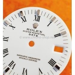 ROLEX RARE CADRAN BLANC ROMAINS OYSTER PERPETUAL DATE ref 15000,15010,15037,15038,15053,15200 cal 3035,3135