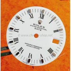 ROLEX RARE CADRAN BLANC ROMAINS OYSTER PERPETUAL DATE ref 15000,15010,15037,15038,15053,15200 cal 3035,3135