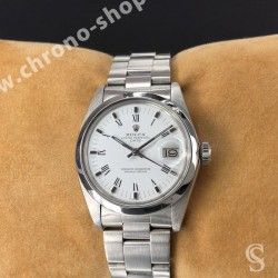 ROLEX RARE CADRAN BLANC ROMAINS OYSTER PERPETUAL DATE ref 15000,15010,15037,15038,15053,15200 cal 3035,3135