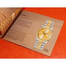 ★★ 1992 Booklet English ROLEX DAY-DATE Instructions Manual 180388 180399 TRIDOR VINTAGE ★★ 