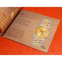 ★★ RARE VINTAGE 1992 ROLEX DAY-DATE BOOKLET LIVRET MODE D'EMPLOI-★★