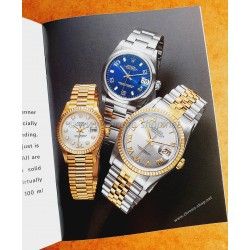 Rolex 2001 livret, manuel, notice,mode d'emploi Langue anglais montres Datejust 36mm 16000,116000,16230