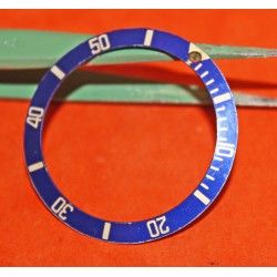 Old 90's Blue Rolex Submariner Tutone 16803 16613 16808 16618 Gold Watch Bezel Insert Part