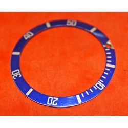 Old 90's Blue Rolex Submariner Tutone 16803 16613 16808 16618 Gold Watch Bezel Insert Part