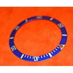 Old 90's Blue Rolex Submariner Tutone 16803 16613 16808 16618 Gold Watch Bezel Insert Part