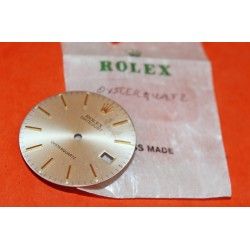 Rolex Vintage OysterQuartz Datejust dial Gold baton markers Tilleul color faded patina