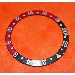 ROLEX INSERT GMT MASTER II 16700 16760 FAT LADY COKE patiné vintage authentique