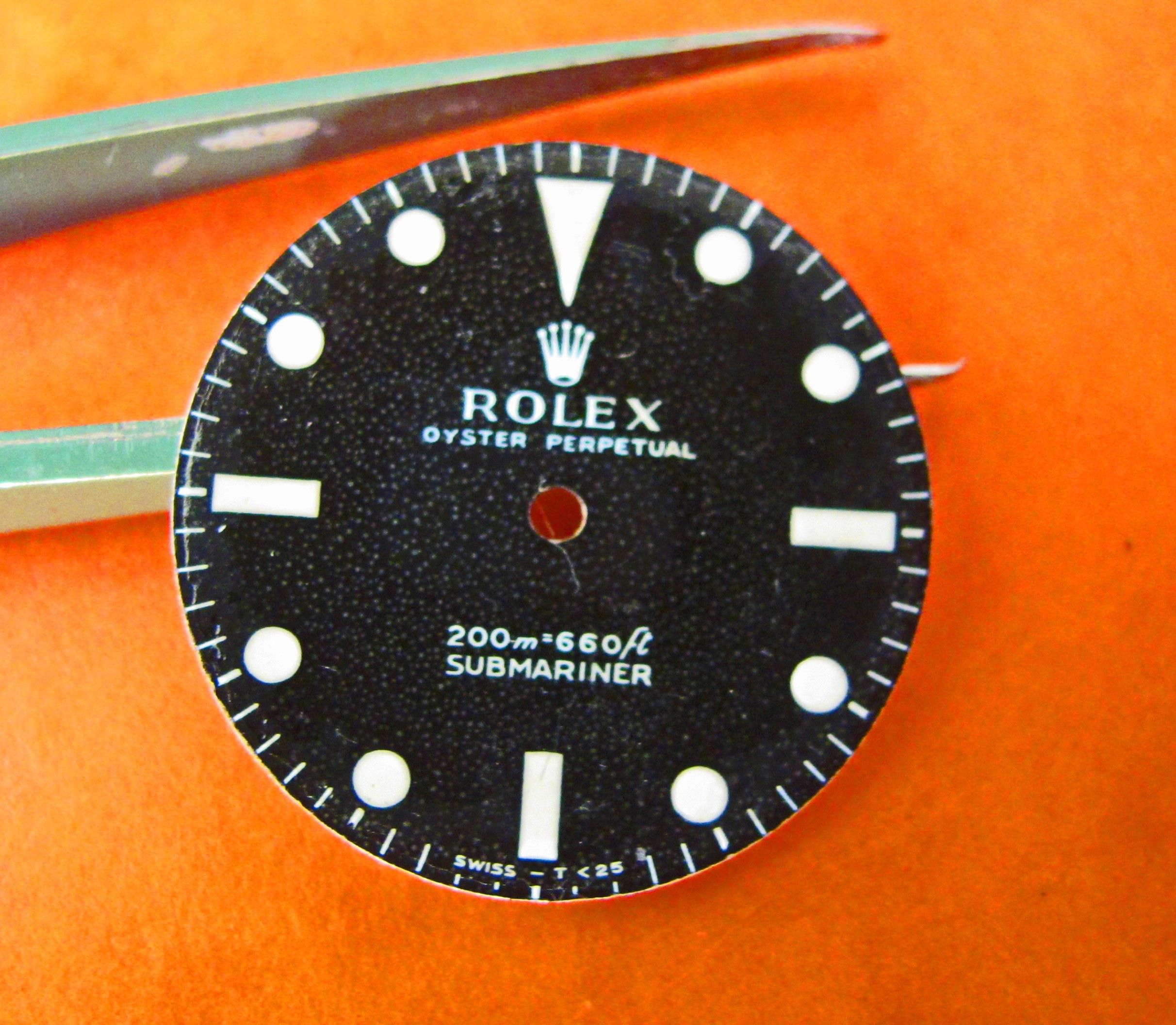 rolex dial submariner
