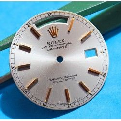 Original Vintage Beyeler Rolex Mens President Day Date Silver with Gold Stick Dial 18238, 18038 cal 3055