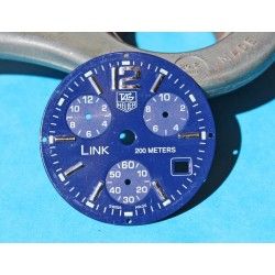 Cadran TAG Heuer Link Chronometer Original couleur bleu 30mm