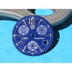 Cadran TAG Heuer Link Chronometer Original couleur bleu 30mm