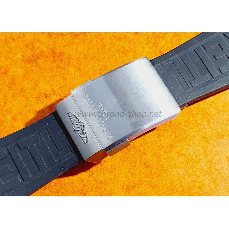 Breitling Rubber Strap Bracelet Titanium Buckle 26mm Emergency 2 watches