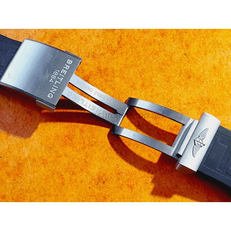 Bracelet Caoutchouc Pour Breitling Avenger Orange