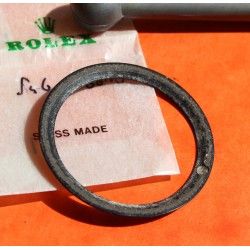 1989 Rolex Submariner Bezel Insert Black Stainless Steel 16800/0 16610 aged