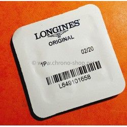 LONGINES New Watch band leather strap steel buckle part ORIGINAL 18 mm / ref. L649.101.658