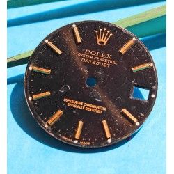 VINTAGE CADRAN ROLEX DATEJUST NOIR MEDIUM REF 6827, 68008, 68278, 6827, 68273, 68278, 78273, 178278, 68273 cal 2135