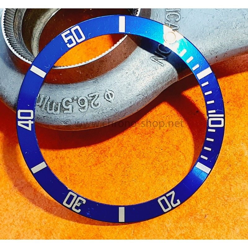 & 16613,16803,16808,16618 Watch Bezel Blue Insert Graduated Luminova