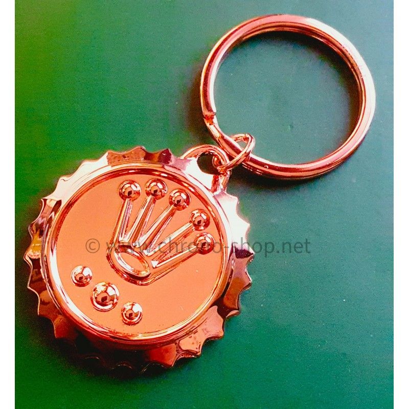 Rolex Collectible Triplock Coronet Submariner crown stainless steel key  ring, keychain, holder baselworld watch goodies