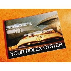 Rolex Rare vintage livret de montres anciennes YOUR ROLEX OYSTER Tous modèles submariner, Datejust, GMT, Daytona Circa 1983