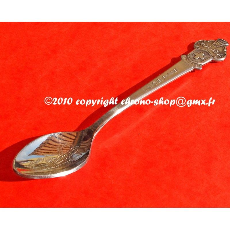 ROLEX SILVERPLATE SPOON -BUCHERER OF SWITZERLAND-