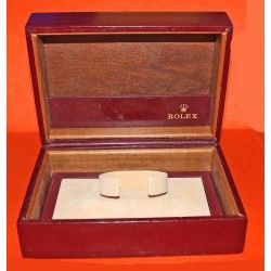 Vintage BIG Rolex President Day Date Datejust Daytona Luxe Gold Watch Box Case Leather Purple ref 53.00.01