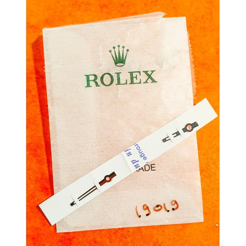 Rolex Rare aiguilles Or blanc Luminova x 2 Montres Oysterquartz 19019 Cal 5055