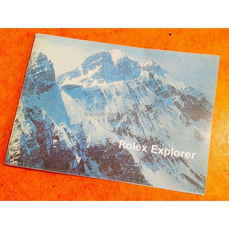 Rolex 1980 Vintage Original livret anglais,manuel,montres vintages Explorer 1016,Explorer II 1655