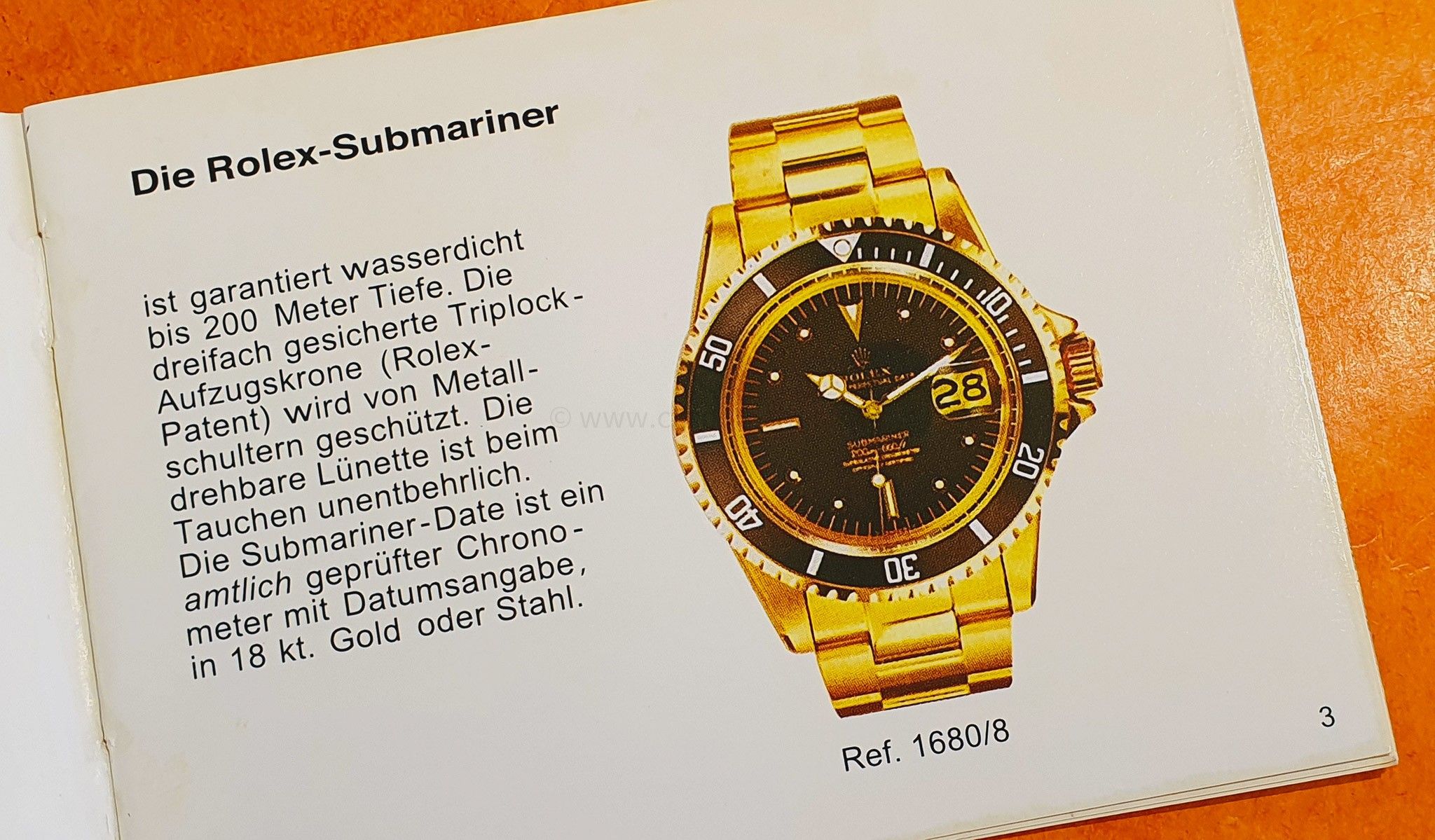 ROLEX VINTAGE 1978-1979 SUBMARINER DRSD SEA-DWELLER 1665 Redsub 1680,5513  WATCHES BOOKLET