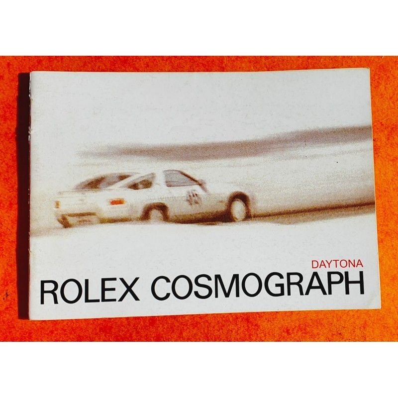Rolex 1984/1985 Vintage Cosmograph Daytona 6263,6265,6263/8,6265/8 Manual, advertising Booklet USA
