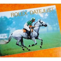 Rolex 1990 vintage ROLEX DATEJUST spanish instruction booklet manual ladies, men's DatejustGold version