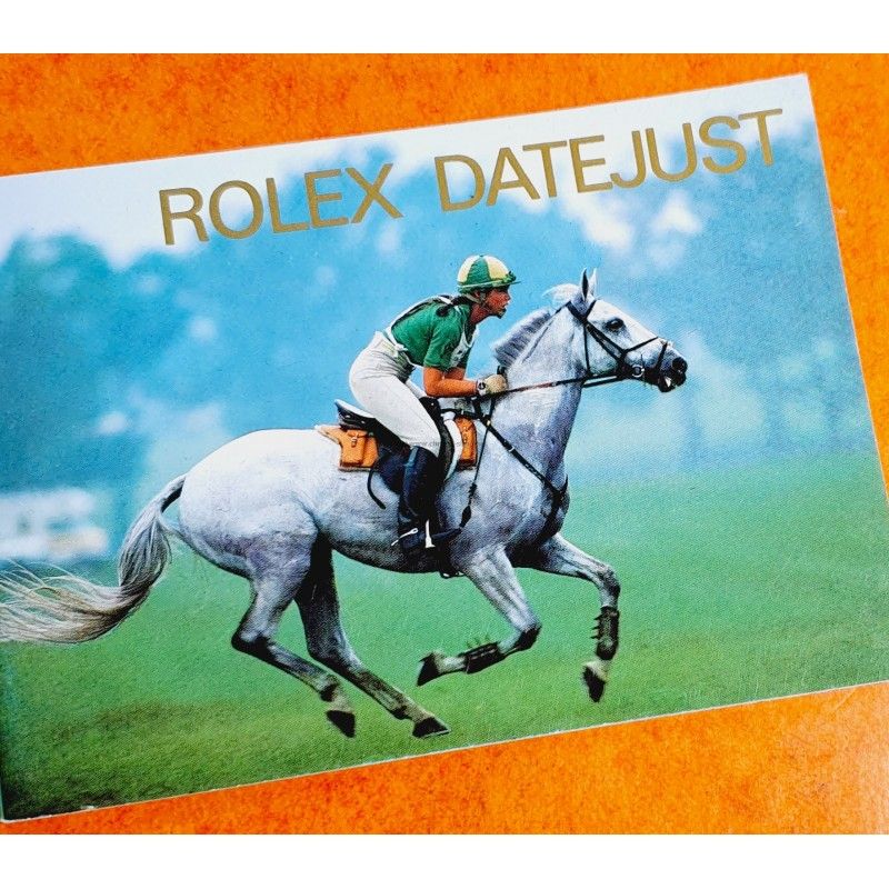 Rolex 1990 vintage ROLEX DATEJUST spanish instruction booklet manual ladies, men's DatejustGold version