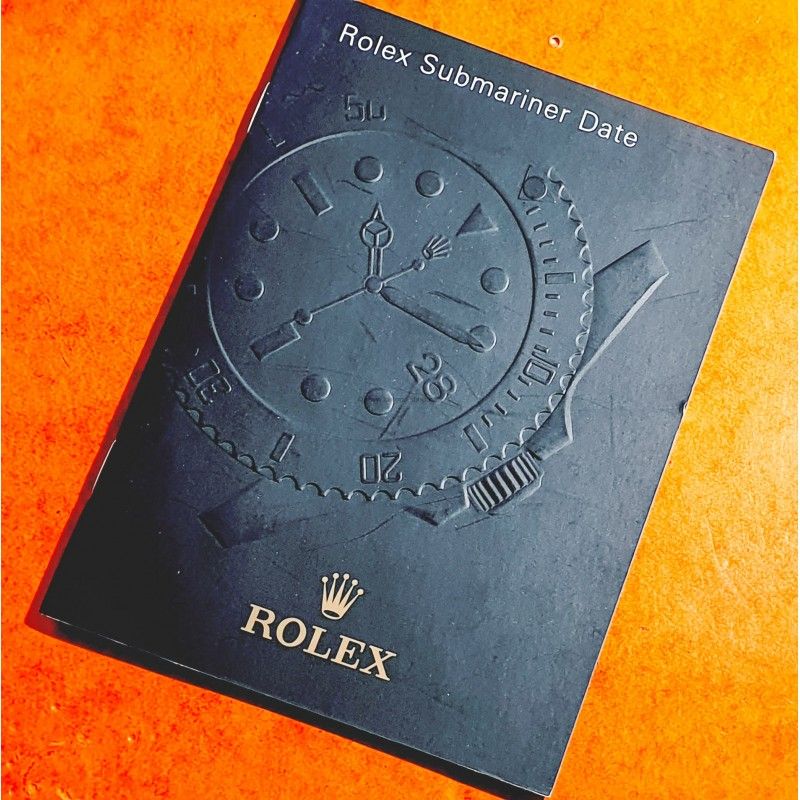 Rolex livret, manuel, notice, mode d'emploi...