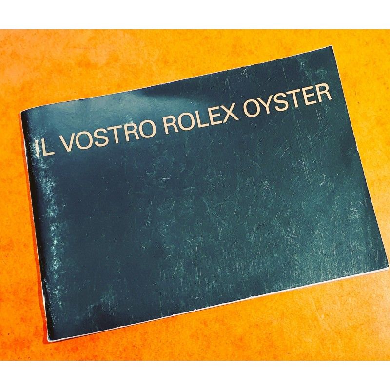 ROLEX 2004 ITALIAN IL VOSTRO ROLEX OYSTER GENUINE OYSTER BOOKLET BROCHURE PAMPHLET SUBMARINER,DATEJUST,EXPLORER,GMT,DAYTONA