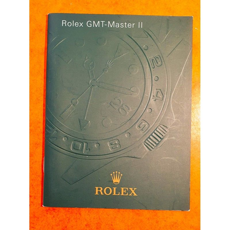 Rolex livret, manuel, notice, mode d'emploi 2009 Italien montres GMT MASTER II ref 116710,116713,116718