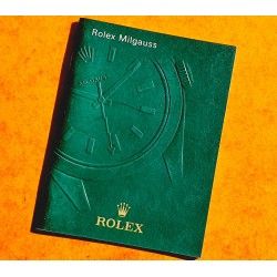 Rolex preowned Original Italian Rolex MILGAUSS 116400, 116400GV Booklet, advertising, green manual Ref. 605.35 Circa 2010