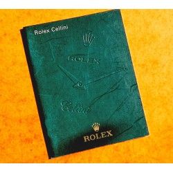 Rolex 2010 preowned Original Italian Rolex CELLINI Booklet, advertising, green manual Ref. 598.05.4.2010